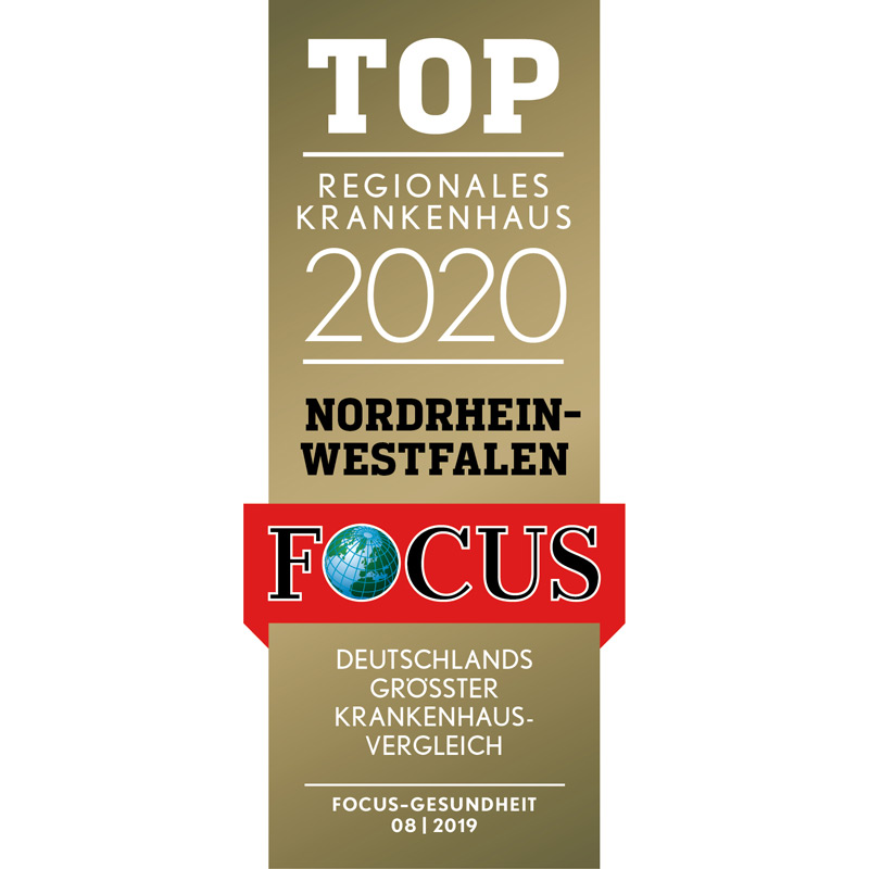 Auszeichnung Focus TOP Regionales Krankenhaus Nordrhein_Westfalen 2020